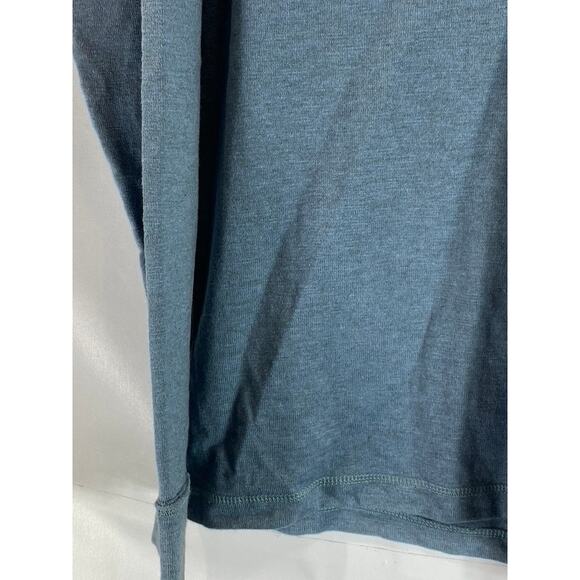 BANANA REPUBLIC Men's Blue Quarter-Zip Cotton Pullover Sweater SZ M - Picture 7 of 11